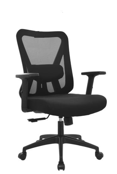 SILLA DE OFICINA GERENCIAL ERGONÓMICA - DOLFIN NEGRO