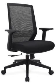 SILLA DE OFICINA GERENCIAL ERGONÓMICA - MUSK NEGRO