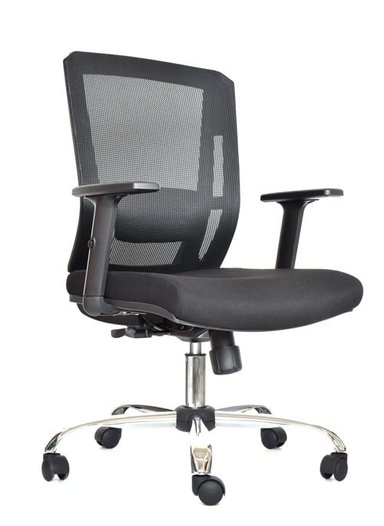 SILLA DE OFICINA GERENCIAL ERGONÓMICA - DELPHI-II NEGRO