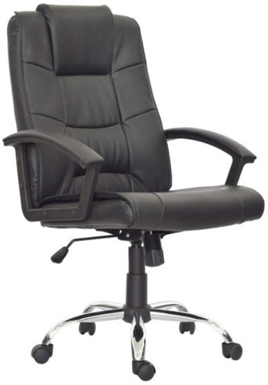 SILLA DE OFICINA PRESIDENCIAL ERGONÓMICA - BASIC NEGRO