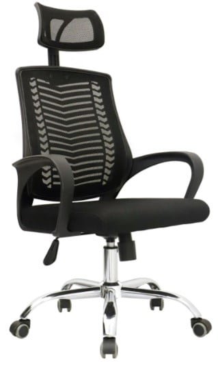 SILLA DE OFICINA EJECUTIVA ERGONÓMICA - LIFAN CC NEGRO