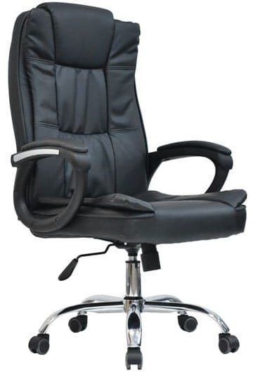SILLA DE OFICINA PRESIDENCIAL ERGONÓMICA - KICKS NEGRO