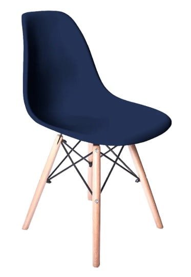 SILLA COMEDOR TERRAZA - EAMES AZUL OSCURO