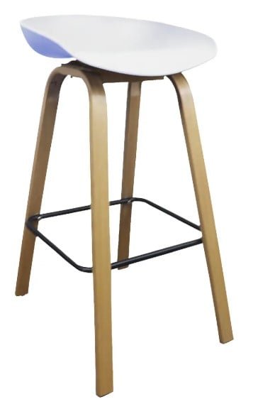 SILLA BAR CAJERA - MISURI BLANCO