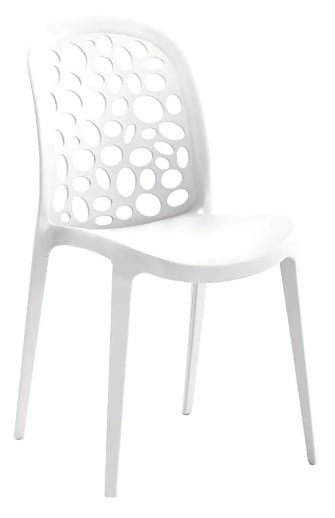 SILLA COMEDOR TERRAZA - BURBUJA BLANCO
