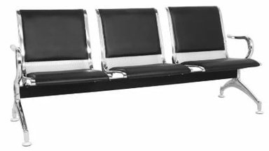 SILLA DE ESPERA TANDEM - CROMADO CT3