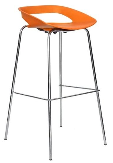 SILLA BAR CAJERA - TRIBECA NARANJA