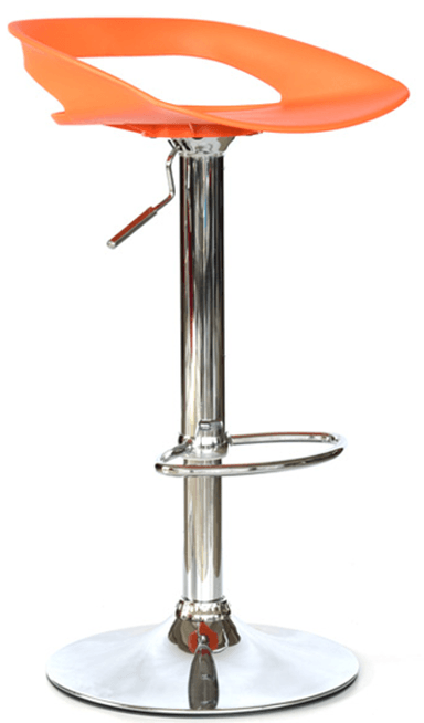 SILLA BAR GIRATORIA - DEX NARANJA