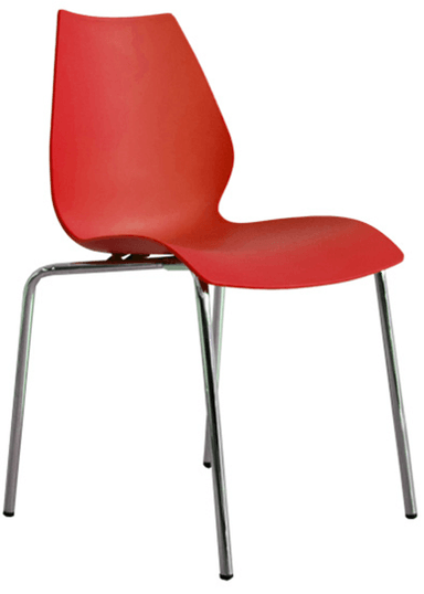 SILLA COMEDOR TERRAZA - BRENDA ROJO