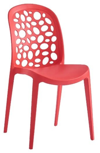 SILLA COMEDOR TERRAZA - BURBUJA ROJO