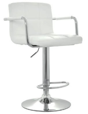 SILLA BAR GIRATORIA - NILL CB BLANCO - 2