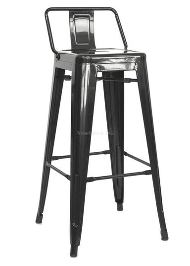 SILLA BAR CAJERA - CLOE CR NEGRO