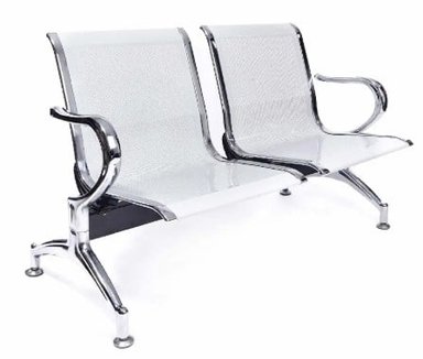 SILLA DE ESPERA TANDEM - CROMADA ST2 - 2