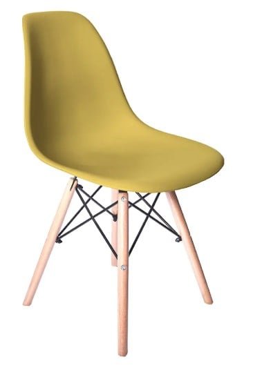 SILLA COMEDOR TERRAZA - EAMES MOSTAZA - 2