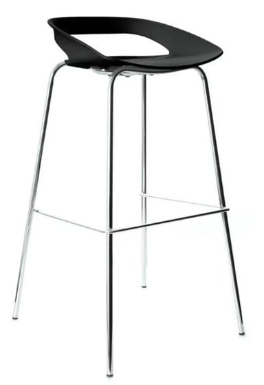 SILLA BAR CAJERA - TRIBECA NEGRO