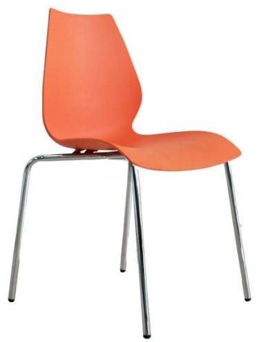 SILLA COMEDOR TERRAZA - BRENDA NARANJA