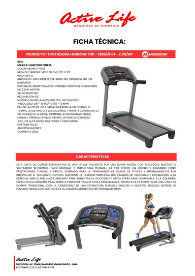 TROTADORA HORIZON T101 - 7