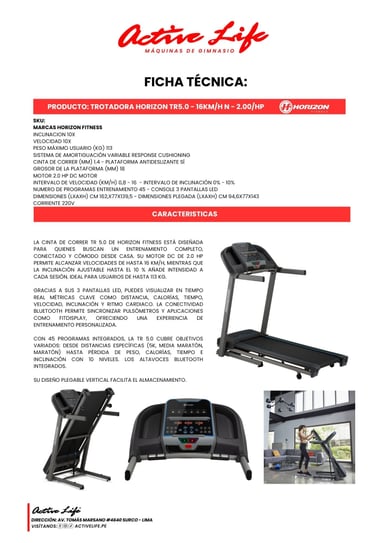 TROTADORA HORIZON TR5.0 - 3