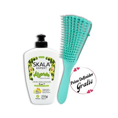 CREMA PEINAR SKALA 3 EN 1 ABACATE CABELLO QUEBRADIZO 250ML - 1