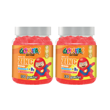 ZINC OROTATE PARA NIÑOS GOMITAS SOTTCOR 100GR 02 UNID
