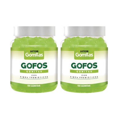 GOFOS PARA ADULTOS 130 GOMITAS 02 UNIDADES - SOTTCOR
