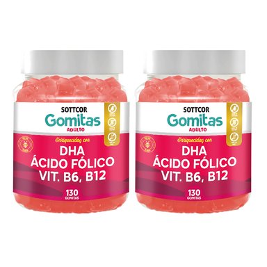 DHA PRENATAL PARA ADULTOS GOMITAS 02 UNIDADES - SOTTCOR