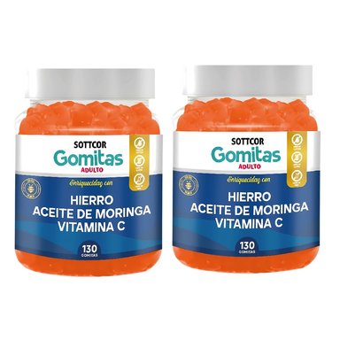 HIERRO PARA ADULTOS 130 GOMITAS 02 UNIDADES - SOTTCOR