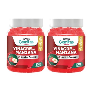 VINAGRE DE MANZANA GOMITAS ADULTOS 02 UNIDADES - SOTTCOR
