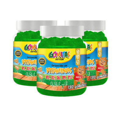PROPÓLEO PARA NIÑOS SOTTCOR GOMITAS 100GR 03 UNID
