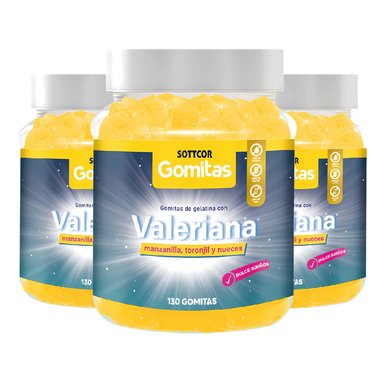 VALERIANA PARA ADULTOS 130 GOMITAS 03 UNIDADES - SOTTCOR