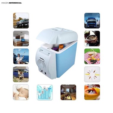 MINI COOLER PARA AUTO PORTÁTIL PARA FRUTAS Y BEBIDAS 7.5 L