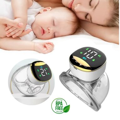 EXTRACTOR DE LECHE MATERNA PORTÁTIL MANOS LIBRES DORADO