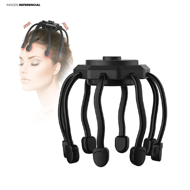 MASAJEADOR RELAJANTE VIBRADOR ESTILO PULPO ANTI-ESTRÉS RECARGABLE