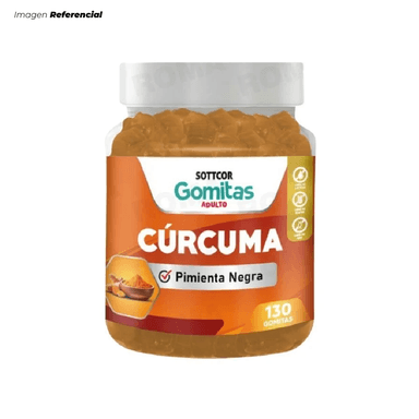 GOMITAS PARA ADULTOS CÚRCUMA ADIÓS INFLAMACIÓN DE 130 GOMITAS