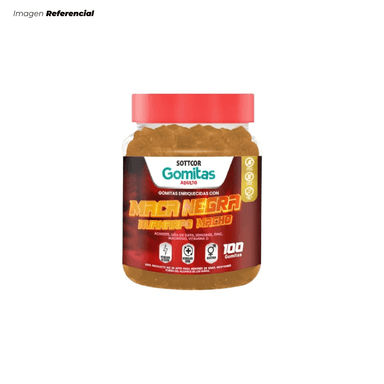 GOMITAS PARA ADULTOS MACA NEGRA DESPIERTA TU POTENCIAL DE 130 GOMITAS