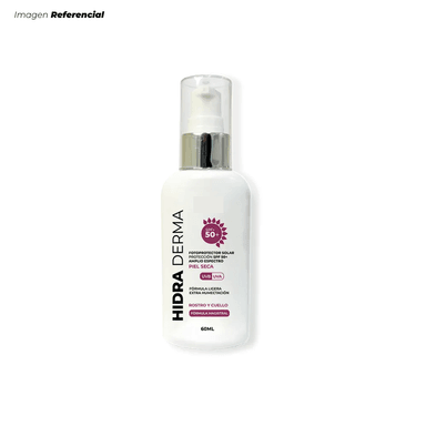 HIDRA DERMA FOTOPROTECTOR SOLAR TOQUE SEDOSO PARA PIEL SECA DE 60 ML. - 1