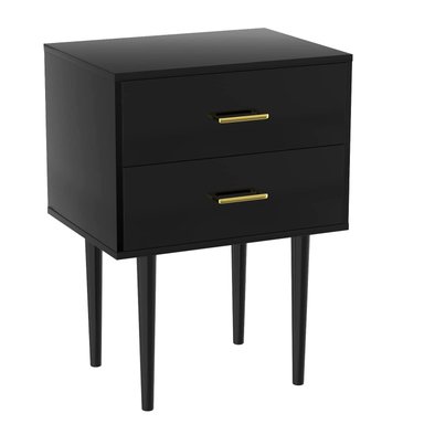 VELADOR DIBA MUEBLES KALI NEGRO BLANCO MATE