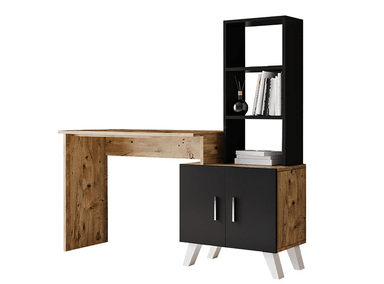 ESCRITORIO DIBA MUEBLES TREZZO 90 CM X 45 CM NEGRO