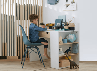 ESCRITORIO INFANTIL DIBA MUEBLES EFANTI 100 CM X 50 CM BLANCO - 2