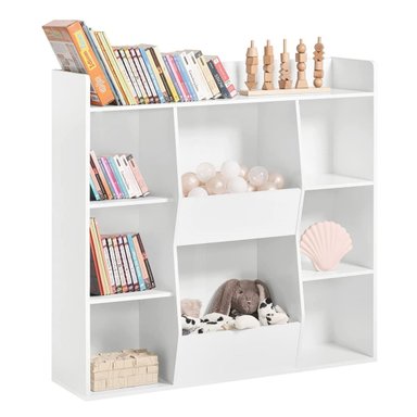 ESTANTE DIBA MUEBLES GRAHAM BLANCO JUGUETERO INFANTIL