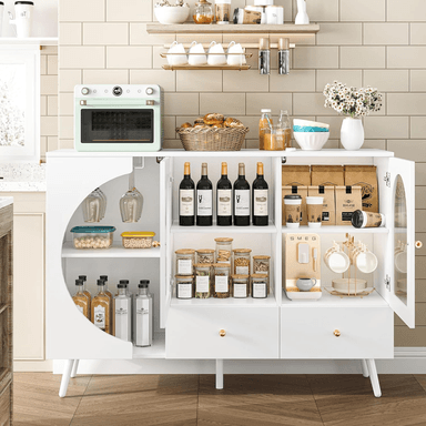 VITRINA DIBA MUEBLES PIETRO BLANCO APARADOR - 3
