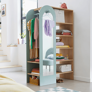 ARMARIO DIBA MUEBLES SKILAR VESTIDOR ESPEJO MULTICOLOR - 2