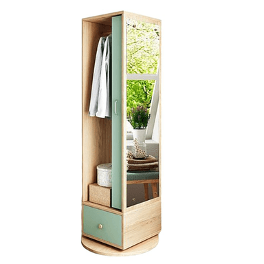 TOCADOR CON ESPEJO GIRATORIO BICOLOR - DIBA MUEBLES