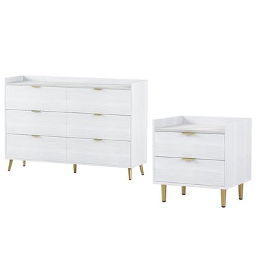 COMBO VELADOR + COMODA EMERY - DIBA MUEBLES