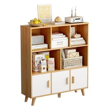 LIBRERO 3 PUERTAS NATHAN - DIBA MUEBLES