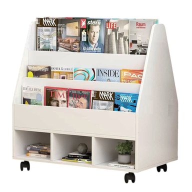 LIBRERO MULTIUSOS CON RUEDAS KARIME - DIBA MUEBLES