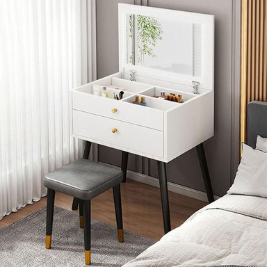 TOCADOR MULTIUSOS CON ASIENTO ODESSA - DIBA MUEBLES - 2