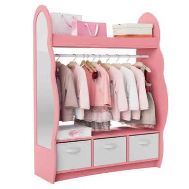 ARMARIO INFANTIL ABIERTO CON ESPEJO LUNA - DIBA MUEBLES