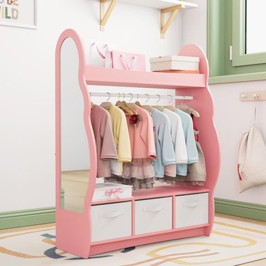 ARMARIO INFANTIL ABIERTO CON ESPEJO LUNA - DIBA MUEBLES - 2