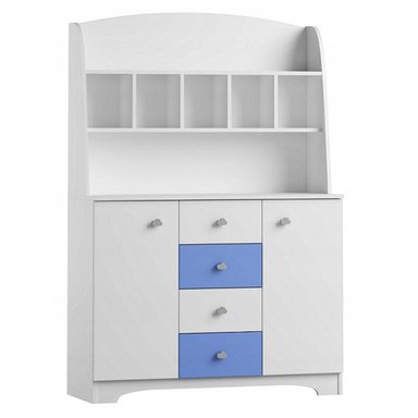 COMODA CON ESTANTE INFANTIL KLUBYN - DIBA MUEBLES